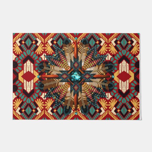 ドパーソナライズされたアマカスタムット ドアマット (正面)