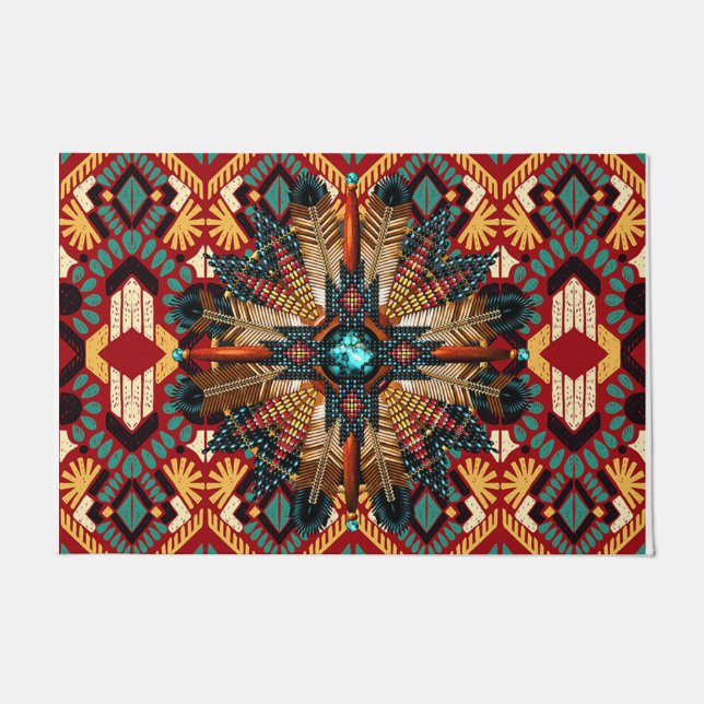 ドパーソナライズされたアマカスタムット ドアマット (正面)