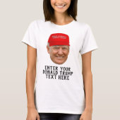ドパーソナライズされたナルドトランプマガ Tシャツ (正面)