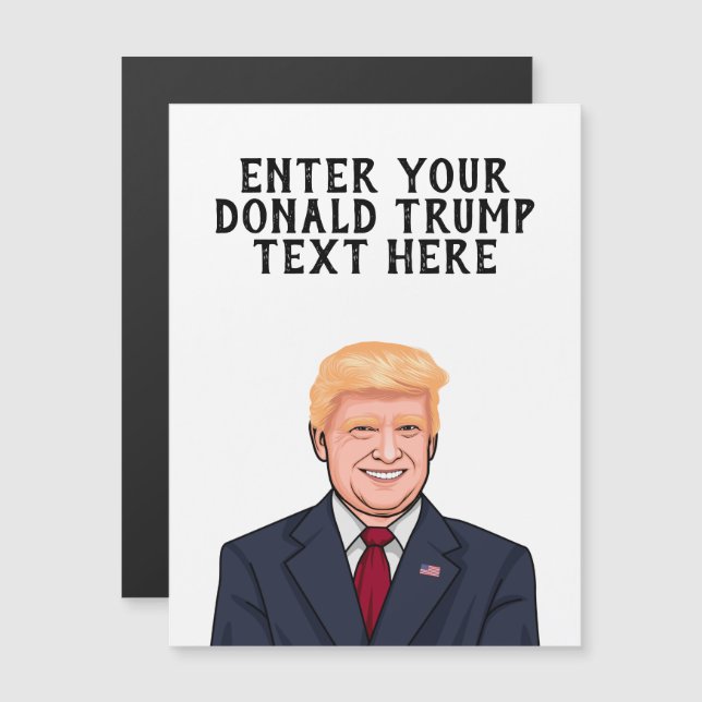 ドパーソナライズされたナルドトランプ (正面/裏面)