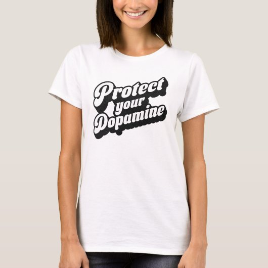 ドパ保護ミンセルフケアウェルネスレトロギフト Tシャツ (正面)