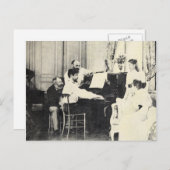 ドビュッシー1893 ポストカード (正面/裏面)