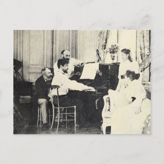 ドビュッシー1893 ポストカード (正面)