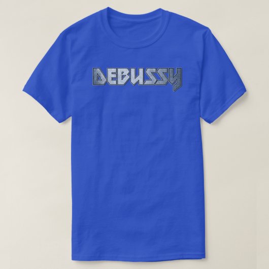 ドビュッシー Tシャツ (デザイン正面)