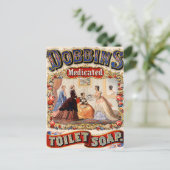 ドビンス薬用トイレ石鹸 ポストカード (スタンド正面)
