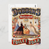 ドビンス薬用トイレ石鹸 ポストカード (正面/裏面)