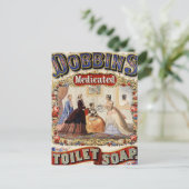 ドビンス薬用トイレ石鹸 ポストカード (スタンド正面)