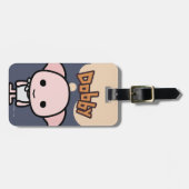 ドビーのマンガのキャラクタの芸術 ラゲッジタグ (正面横)