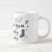 ドビー・ラブズ・ソックスが好き ジャンボコーヒーマグカップ (右)