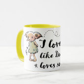 ドビー・ラブズ・ソックスが好き マグカップ (正面左)