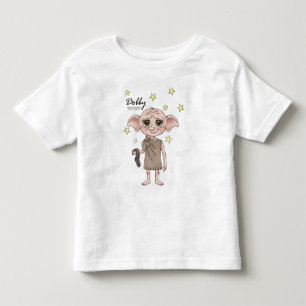 ドビー 水彩 キャラクター アート トドラーTシャツ