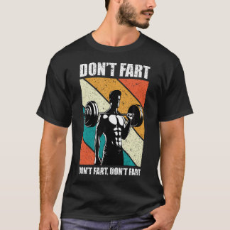 ドフアートおもしろいフィットネスジムトレーニング Tシャツ