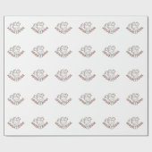 ドブクロスフェイスバプテスマ《キリスト教》洗礼式や命名式 ラッピングペーパー (フラット)