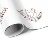 ドブクロスフェイスバプテスマ《キリスト教》洗礼式や命名式 ラッピングペーパー (ロールコーナー)