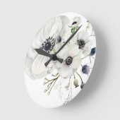 ドブグレイ幻影 ラウンド壁時計 (傾斜)