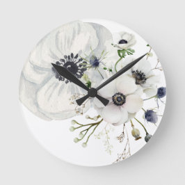 ドブグレイ幻影 ラウンド壁時計