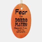 ドブロ選手を恐れる セラミックオーナメント (右)