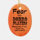 ドブロ選手を恐れる セラミックオーナメント (裏面)