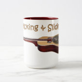 ドブロ・ギターのマグ ツートーンマグカップ (中央)