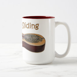 ドブロ・ギターのマグ ツートーンマグカップ