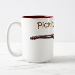 ドブロ・ギターのマグ ツートーンマグカップ