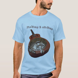 ドブロ・ギターのTシャツを選び及び滑らせます Tシャツ