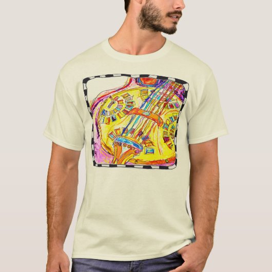 ドブロ・ギター Tシャツ (正面)