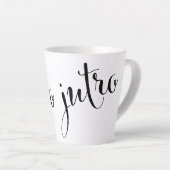 ドブロ・ジュトロ・グッドモーニング・リパブリック・オブ・クロアチア カフェラテマグ (右アングル)