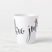 ドブロ・ジュトロ・グッドモーニング・リパブリック・オブ・クロアチア カフェラテマグ (正面)