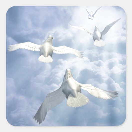 ドブ飛んでいるス スクエアシール (正面)