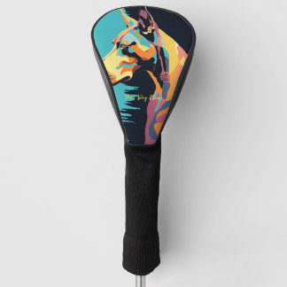 ドベルマンドッグ001 – ブルーノポックオープン ゴルフヘッドカバー