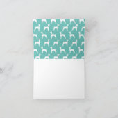 ドベルマンピンシャードッグパピードーベルマン(犬) ノートカード (内部)