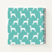 ドベルマンピンシャードッグパピードーベルマン(犬) ノートブック (裏面)