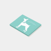 ドベルマンピンシャードッグパピードーベルマン（犬） ポストイット (アングル)