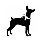 ドベルマンピンシャードッグパピー ラバースタンプ (インプリント)