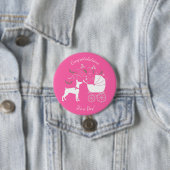 ドベルマンピンシャードッグベビーシャワーパピードーベルマン（犬） 缶バッジ (インサイチュ)