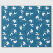 ドベルマンピンシャーベビーシャワー ラッピングペーパー (フラット)