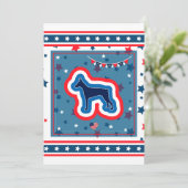 ドベルマン愛国赤白と青7月4日 シーズンカード (スタンド正面)