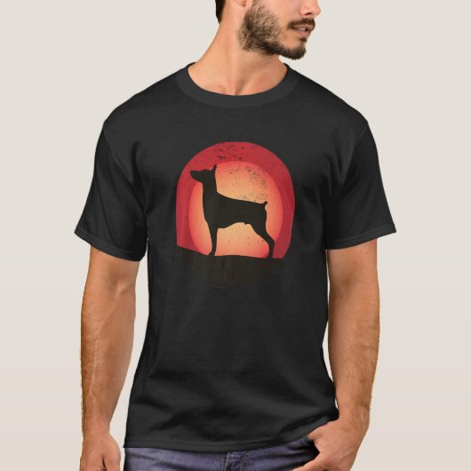 ドベルマン犬の品種31 Tシャツ (正面)