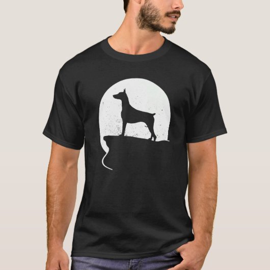 ドベルマン犬の品種4 Tシャツ (正面)