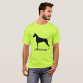 ドベルマン犬 Tシャツ (正面フル)