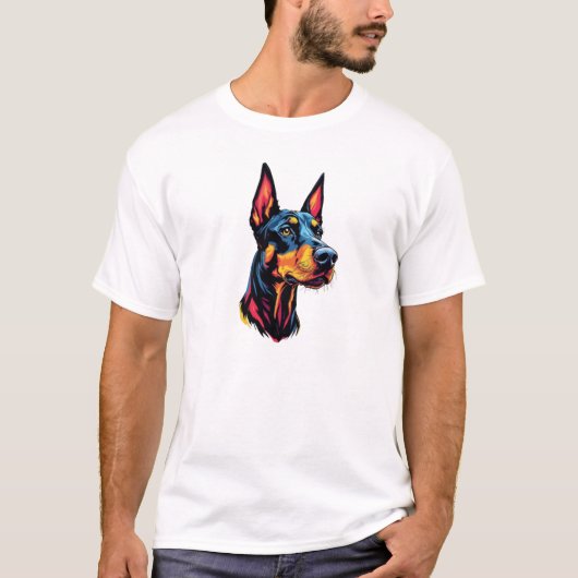 ドベルマン犬 Tシャツ (正面)