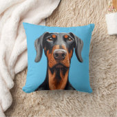 ドベルマン クッション (ブランケット)