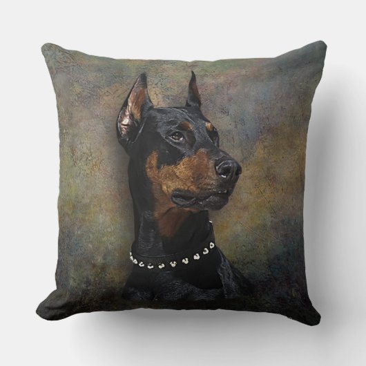 ドベルマン クッション (正面)