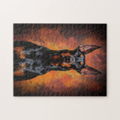 ドベルマン ジグソーパズル (横)