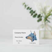 ドベルマン 名刺 (スタンド正面)