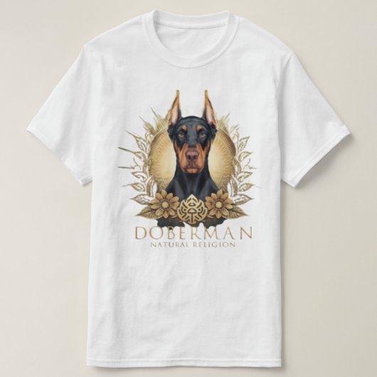 ドベルマン Tシャツ (デザイン正面)