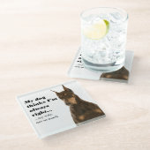 ドベルマンvウィザードコースター ガラスコースター (アングル)