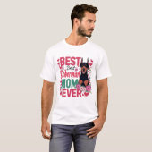 ドベ最高のルマンママ Tシャツ (正面フル)