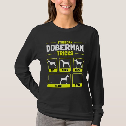ドベ笑わされるルマン犬のオーナー Tシャツ (正面)